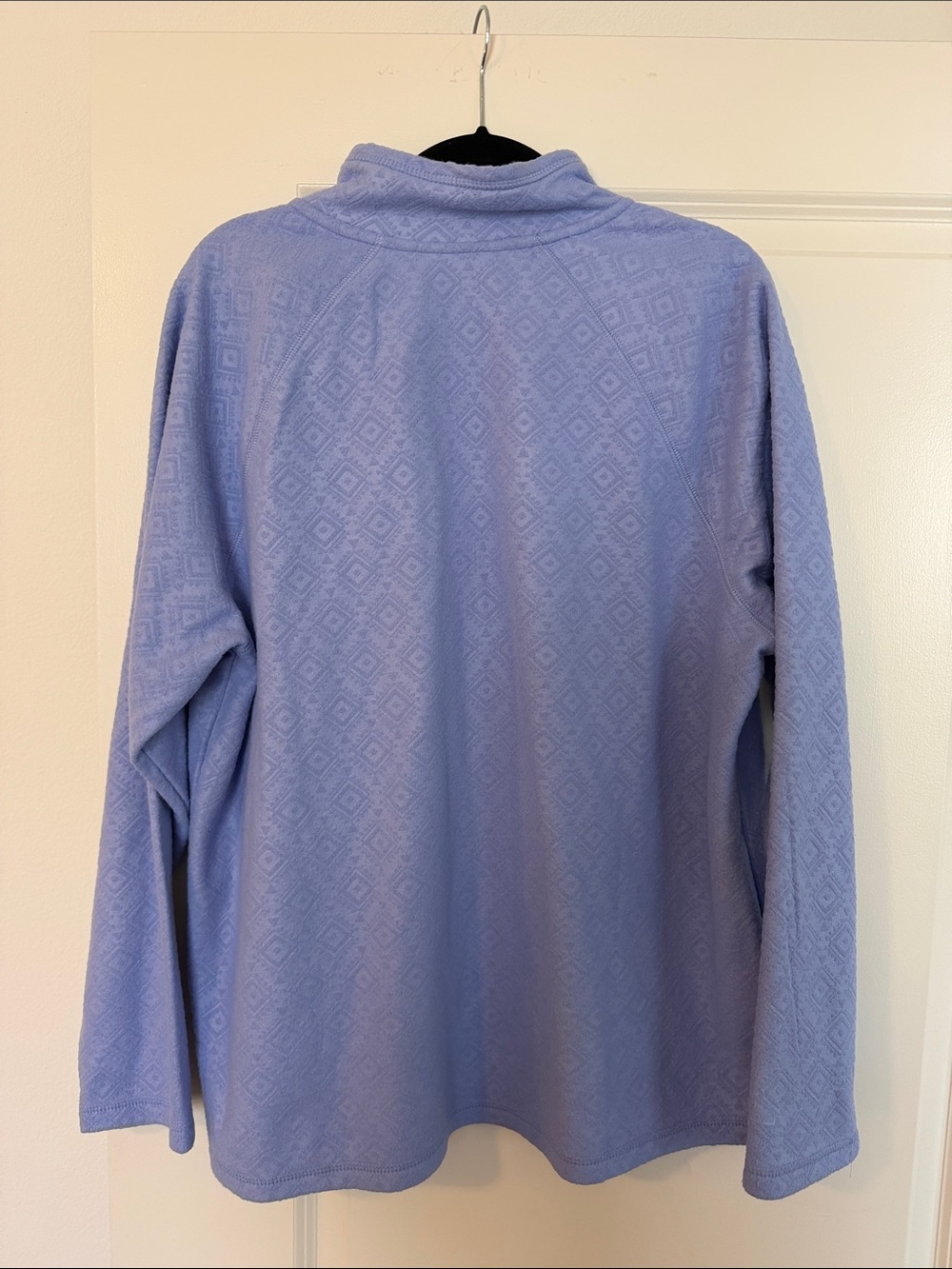 Eddie Bauer Lavender Half-Zip Pullover Sweater - Picture 2 of 3